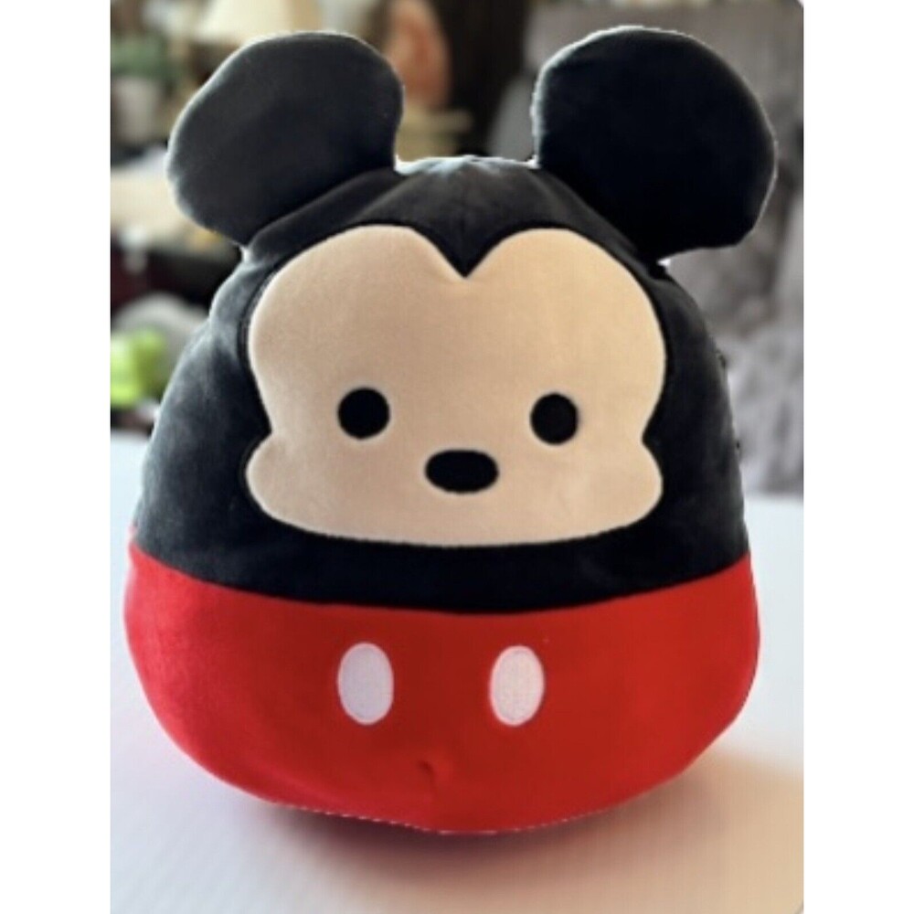 Disney  Mickey Mouse 12” Squishmallow Kellytoy Super Soft Stuffed Plush Toy